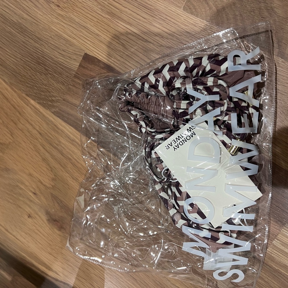 Monday Swimwear Geometric Bikini Top